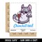 Water Bottle Sticker Set Cool Chinchilla Chill Out Cartoon Cute Waterproof Vinyl Stickers Pack Decal, Skateboard, Laptop, Car, Window, Bumper - 5 Pack